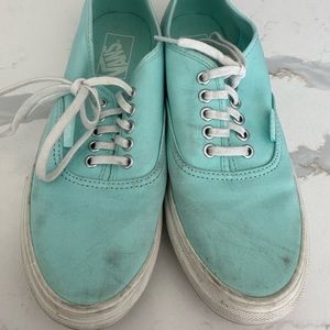 Vans Turquoise shoes women’s 7.5